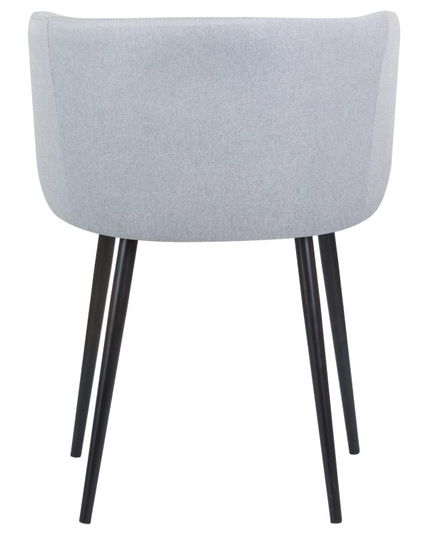 Стул обеденный DOBRIN ALINA, серо-голубая ткань (LAR-106D-23) — изображение 5
