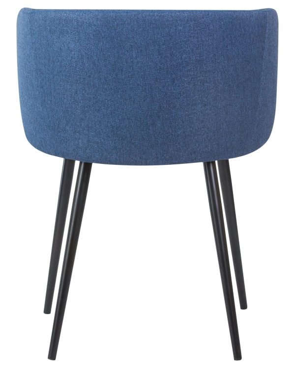 Стул обеденный DOBRIN ALINA, синяя ткань (LAR-106D-21) — изображение 5