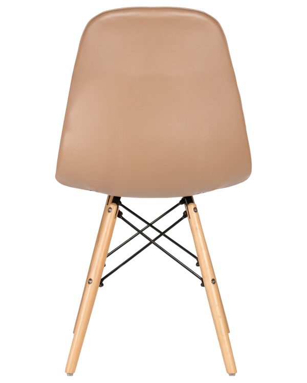 Стул обеденный DOBRIN BENNET, ножки светлый бук, коричневый — изображение 5