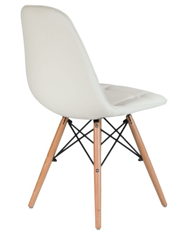 Стул обеденный DOBRIN BENNET, ножки светлый бук, кремовый — изображение 4