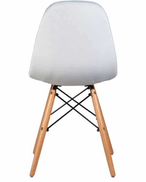 Стул обеденный DOBRIN BENNET, ножки светлый бук, пудрово-голубой велюр (HLR-15) — изображение 5