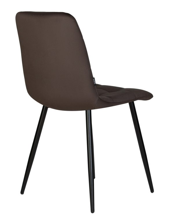 Стул обеденный DOBRIN CHILLY, Эспрессо Holland 74, основание черное — изображение 5