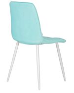 Стул обеденный DOBRIN CHILLY, Мятный Holland 50, основание белое — изображение 4