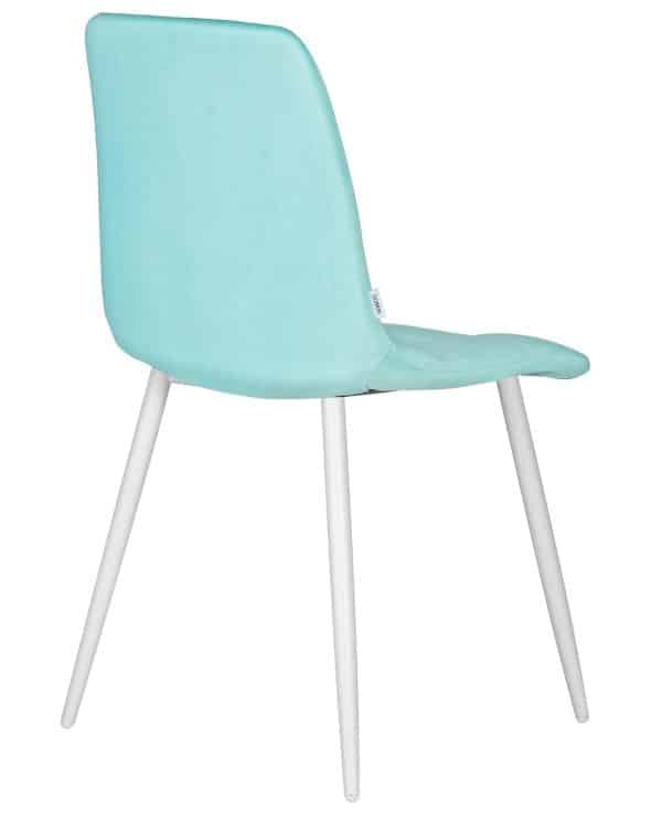 Стул обеденный DOBRIN CHILLY, Мятный Holland 50, основание белое — изображение 4