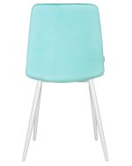 Стул обеденный DOBRIN CHILLY, Мятный Holland 50, основание белое — изображение 5