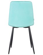 Стул обеденный DOBRIN CHILLY, Мятный Holland 50, основание черное — изображение 5