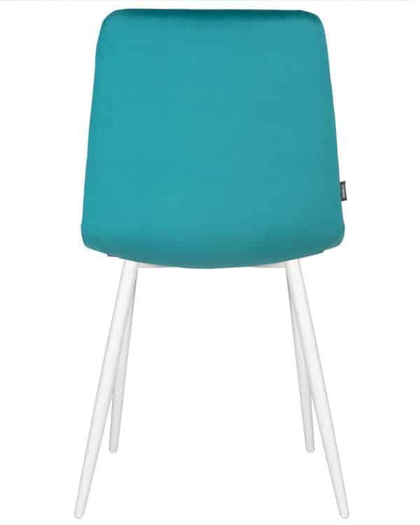 Стул обеденный DOBRIN CHILLY, Морской волны Holland 56, основание белое — изображение 5