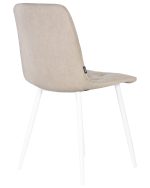Стул обеденный DOBRIN CHILLY ROMBO, Капучино Simple 05, основание белый — изображение 4