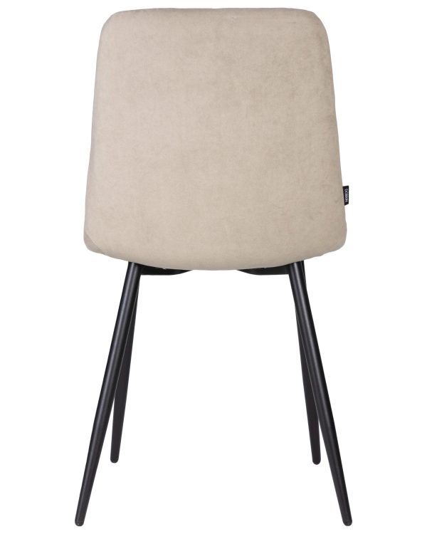 Стул обеденный DOBRIN CHILLY ROMBO, Капучино Simple 05, основание черное — изображение 5