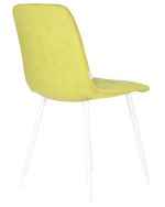 Стул обеденный DOBRIN CHILLY ROMBO, Лайм Simple 14, основание белый — изображение 4