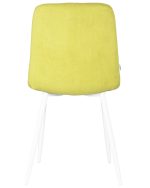 Стул обеденный DOBRIN CHILLY ROMBO, Лайм Simple 14, основание белый — изображение 5
