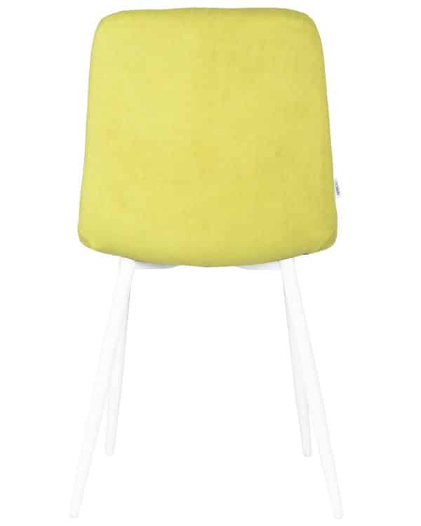 Стул обеденный DOBRIN CHILLY ROMBO, Лайм Simple 14, основание белый — изображение 5