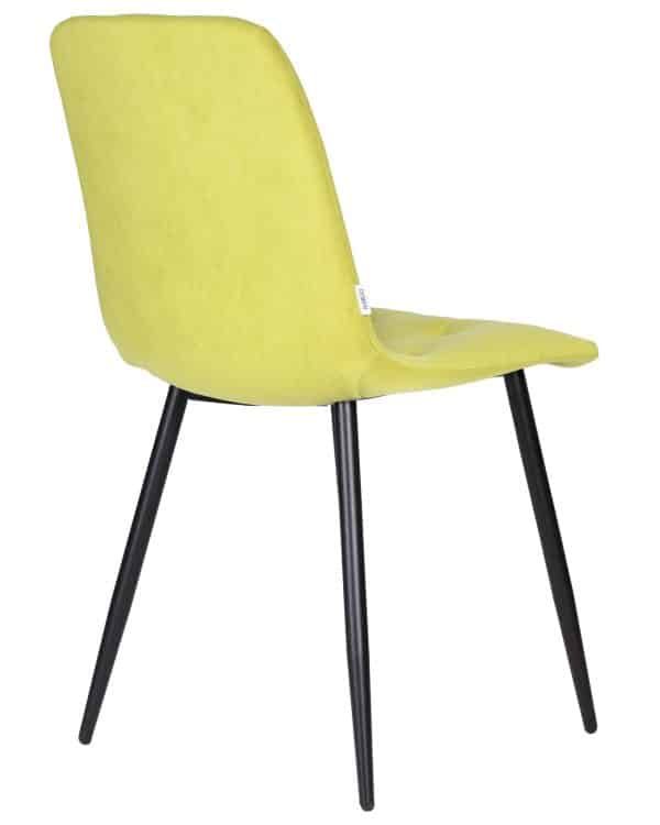 Стул обеденный DOBRIN CHILLY ROMBO, Лайм Simple 14, основание черное — изображение 4