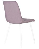 Стул обеденный DOBRIN CHILLY ROMBO, Лавандовый Simple 48, основание белый — изображение 4