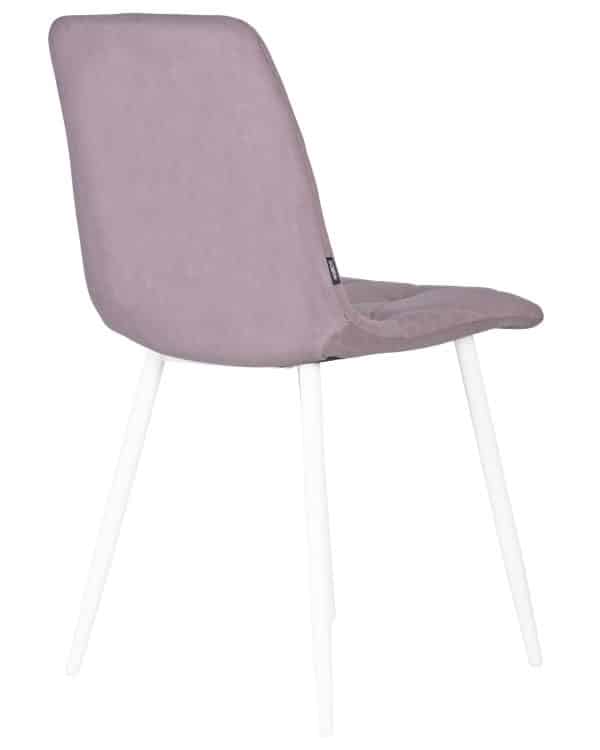 Стул обеденный DOBRIN CHILLY ROMBO, Лавандовый Simple 48, основание белый — изображение 4