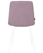 Стул обеденный DOBRIN CHILLY ROMBO, Лавандовый Simple 48, основание белый — изображение 5