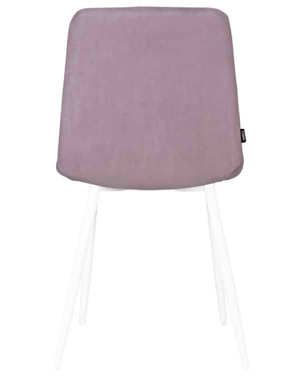 Стул обеденный DOBRIN CHILLY ROMBO, Лавандовый Simple 48, основание белый — изображение 5