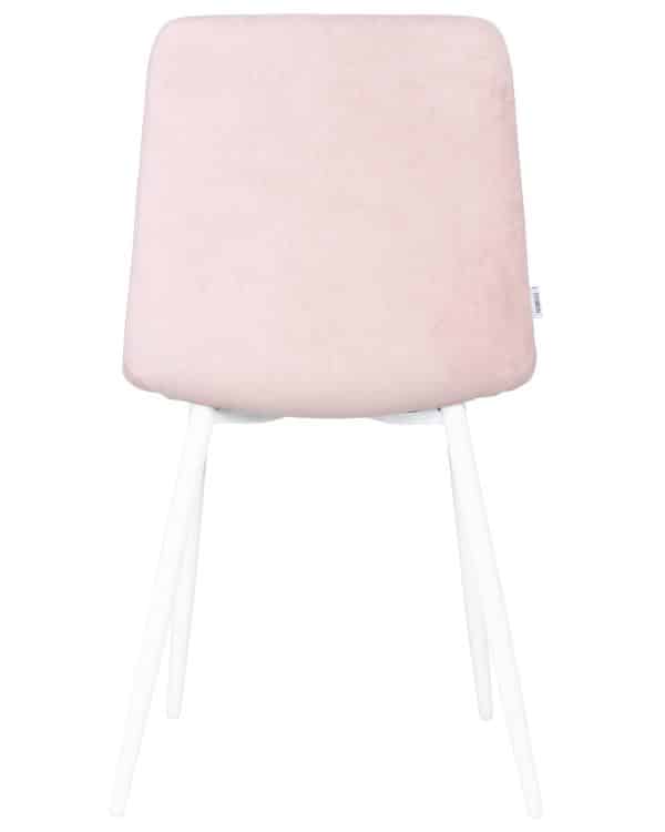 Стул обеденный DOBRIN CHILLY ROMBO, Розовый Simple 03, основание белый — изображение 5