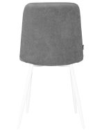 Стул обеденный DOBRIN CHILLY ROMBO, Серый Simple 33, основание белый — изображение 5