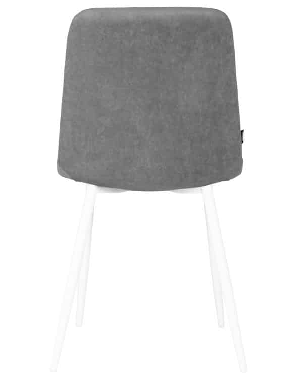Стул обеденный DOBRIN CHILLY ROMBO, Серый Simple 33, основание белый — изображение 5