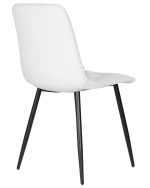 Стул обеденный DOBRIN CHILLY ROMBO, Светло-серый Simple 29, основание черный — изображение 4
