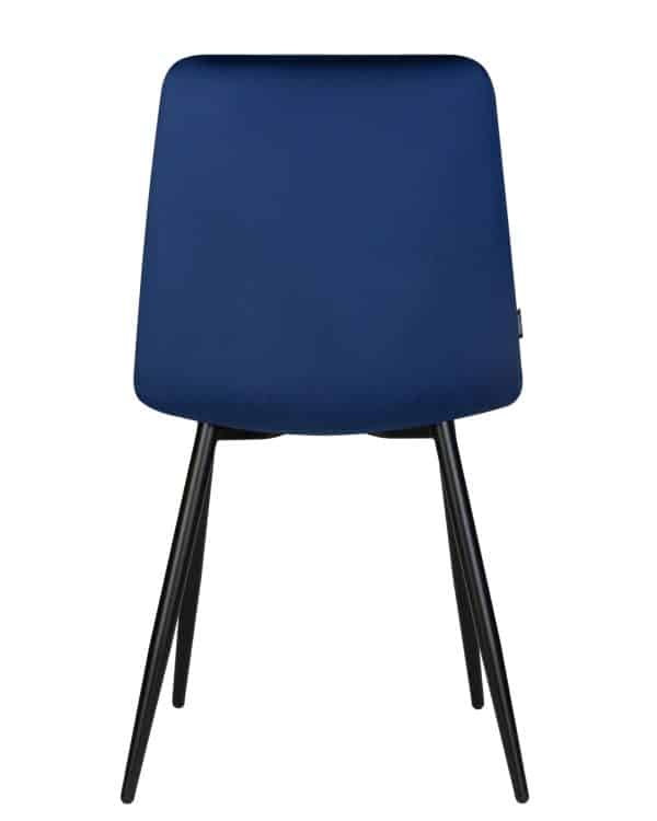 Стул обеденный DOBRIN CHILLY, Темно-синий Holland 60, основание черное — изображение 5