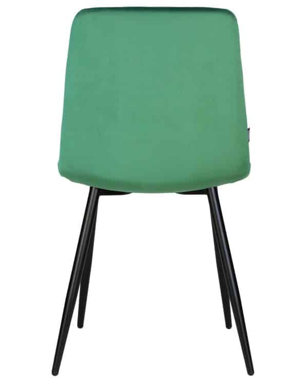Стул обеденный DOBRIN CHILLY, Темно-зеленый Holland 30, основание черное — изображение 5