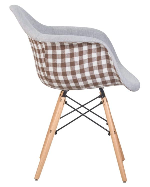 сиденье 009 коричневая клетка