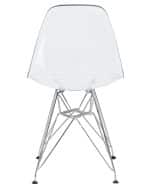 Стул обеденный DOBRIN DSR CASPER, ножки хром, цвет прозрачный — изображение 5