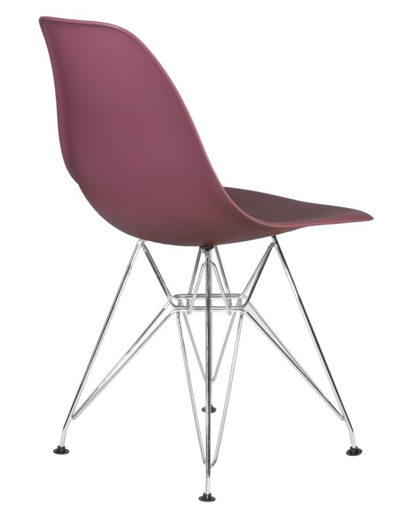Стул обеденный DOBRIN DSR, ножки хром, цвет пыльная роза (NX-P-11) — изображение 4