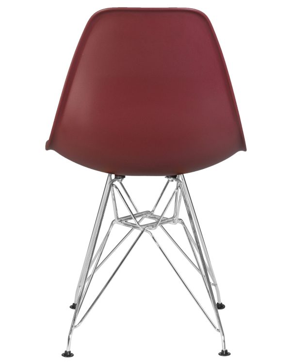 Стул обеденный DOBRIN DSR, ножки хром, цвет сливовый (R-13) — изображение 5