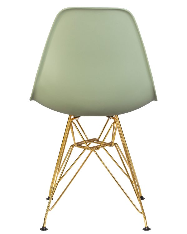 Стул обеденный DOBRIN DSR, ножки золотые, цвет мятный (NX-G-09) — изображение 5