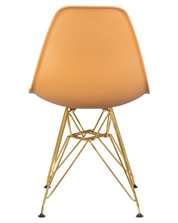 Стул обеденный DOBRIN DSR, ножки золотые, цвет персиковый (NX-Y-06) — изображение 5