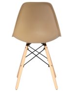 Стул обеденный DOBRIN DSW, ножки светлый бук, цвет бежевый (GR-03) — изображение 5