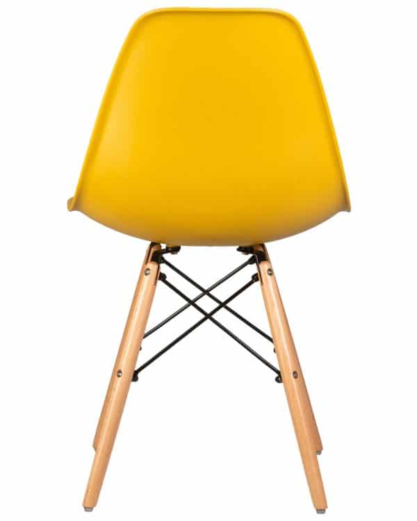 Стул обеденный DOBRIN DSW, ножки светлый бук, цвет горчичный (Y-03) — изображение 5