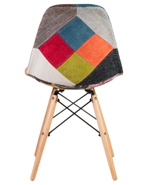 Стул обеденный DOBRIN DSW, ножки светлый бук, цвет мозаика — изображение 5