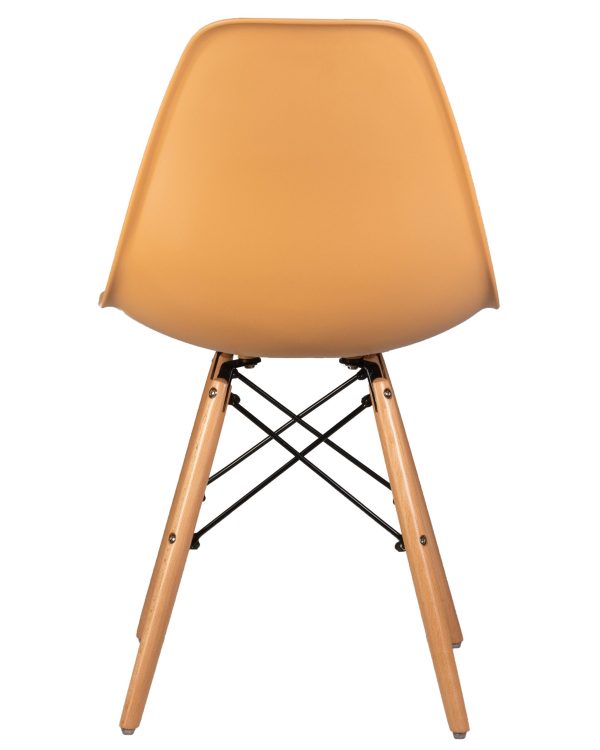 Стул обеденный DOBRIN DSW, ножки светлый бук, цвет персиковый (NX-Y-06) — изображение 5