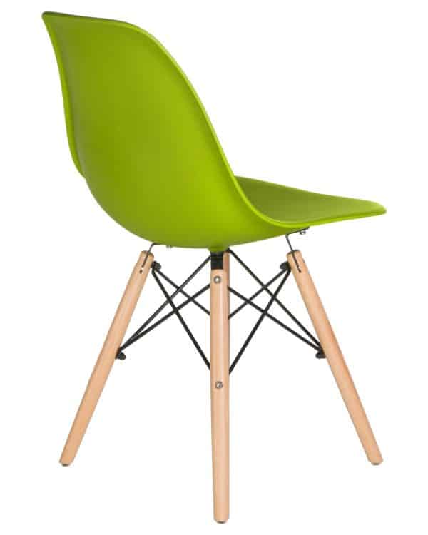 Стул обеденный DOBRIN DSW, ножки светлый бук, цвет салатовый (G-08) — изображение 4