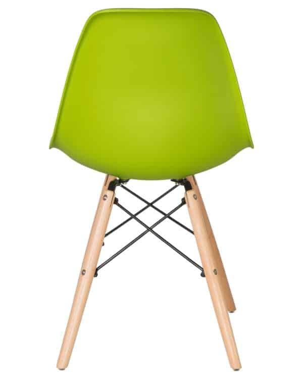 Стул обеденный DOBRIN DSW, ножки светлый бук, цвет салатовый (G-08) — изображение 5