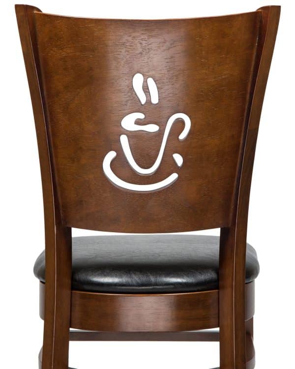 Стул обеденный DOBRIN JERRY, шоколад, чёрный — изображение 5