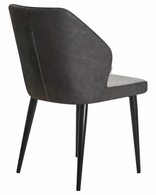 Спинка антрацит кожзам RU-08