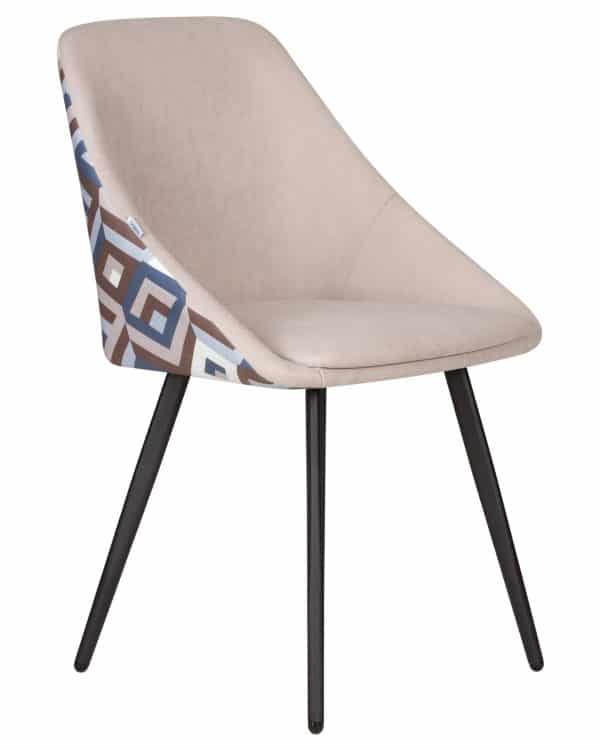 ЭМАЛЬ ЧЕРНЫЙ МУАР ткань Candy Silver+Escada Ocean