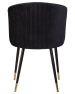 Стул обеденный DOBRIN MARY, черный велюр (1922-21) — изображение 5