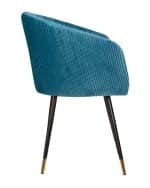 Стул обеденный DOBRIN MARY, морская волна велюр (1922-7) — изображение 3