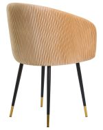 Стул обеденный DOBRIN MARY, песочный велюр (1922-3) — изображение 3