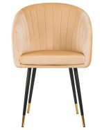 Стул обеденный DOBRIN MARY, песочный велюр (1922-3) — изображение 5