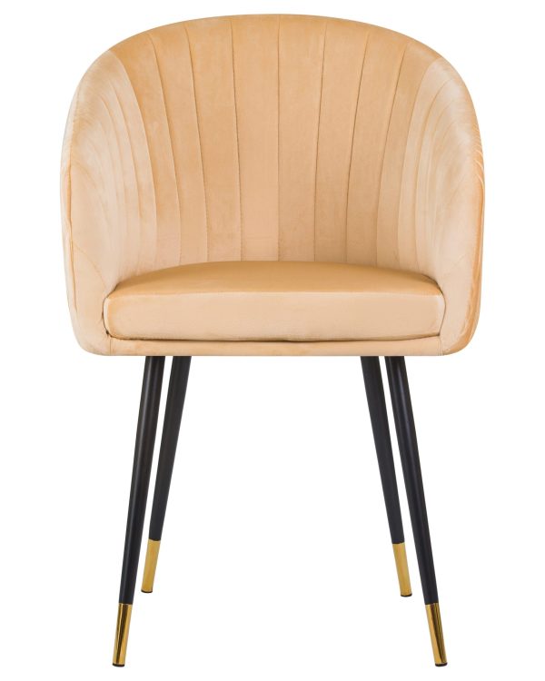 stul-obedennyj-dobrin-mary-pesochnyj-veljur-1922-3-4 Стул обеденный DOBRIN MARY, песочный велюр (1922-3) — изображение 5