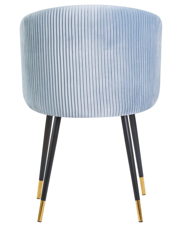Стул обеденный DOBRIN MARY, серо-голубой велюр (1922-6) — изображение 5
