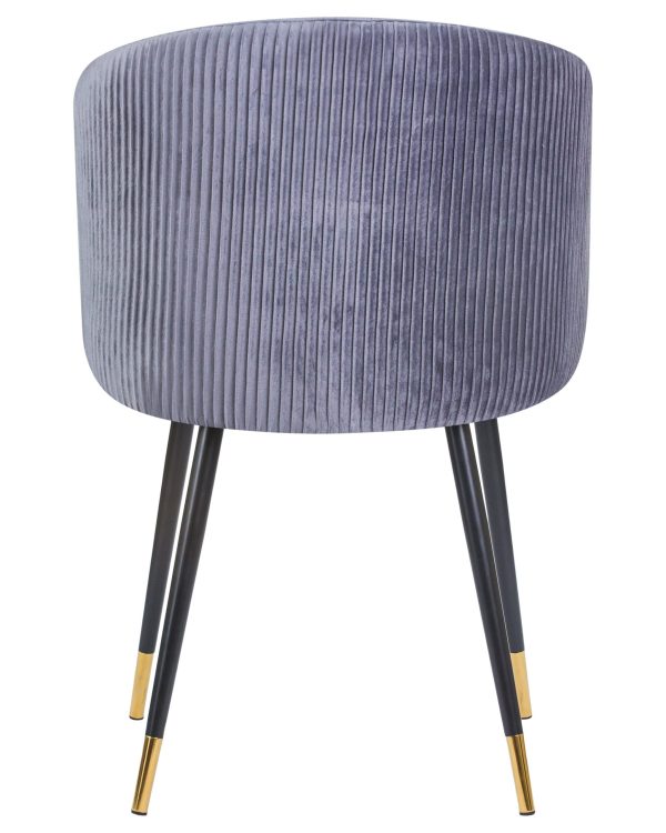 Стул обеденный DOBRIN MARY, серый велюр (1922-19) — изображение 5