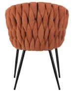 Стул обеденный DOBRIN MATILDA, оранжевая ткань (LAR 275-27) — изображение 5